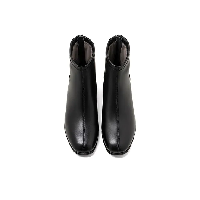 COMELY Ankle Boots Women's Ecru, Milk Tea, Black-2