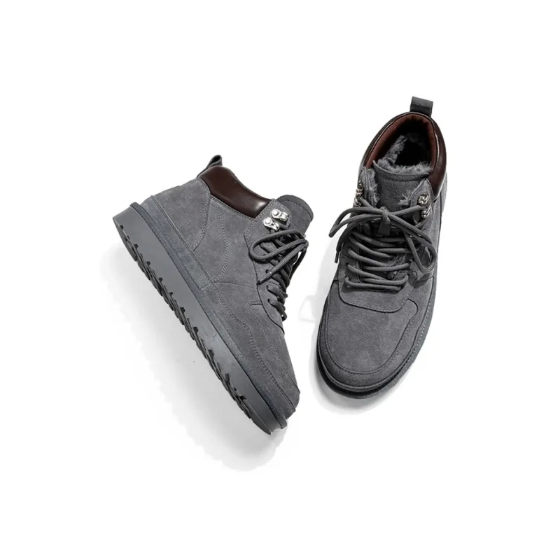 YEDANI Snow Boots Men Black/Gray/Brown-11