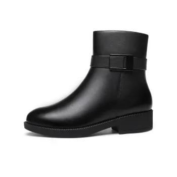 Strongman 3515 Women's Boots Winter Warm Wool Boots British Women's Leather Boots