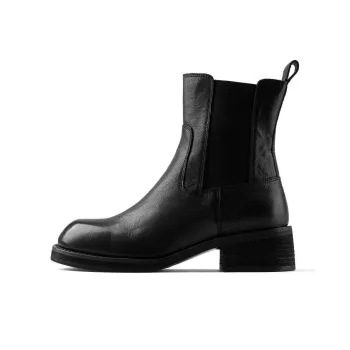 73Hours Lava Cocoa Short Chelsea Boots 3cm Women's