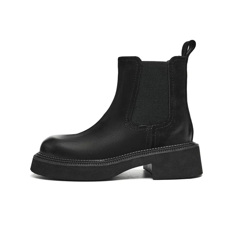 EBLAN Short Chelsea Boots Women's Black-0
