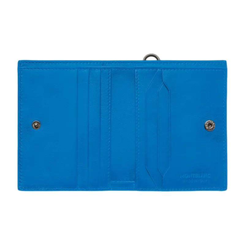 MONTBLANC M_Gram 4810 Cow Leather Wallet Unisex Blue-2