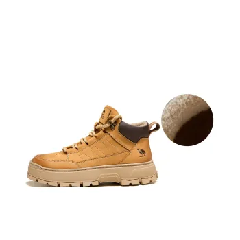 CAMEL Martin Boots Men Desert Yellow, Fleece Lined/Quicksand, Fleece Lined/Gray, Fleece Lined
