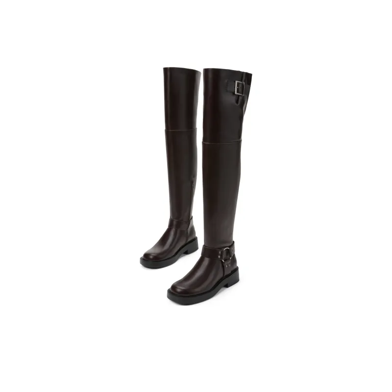 CHARLES&KEITH Over-the-knee Boots 4cm Women's-5