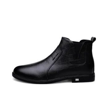 XIMO BULL Ankle Length Chelsea Boots Low Heel Unisex