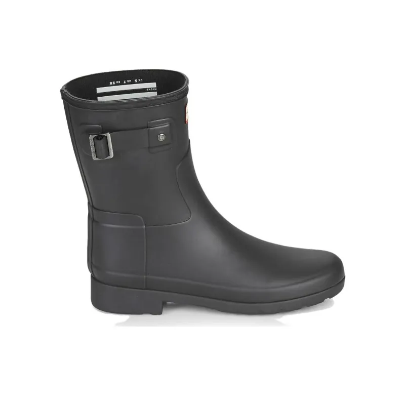 HUNTER Waterproof Cushioning Slip Resistant Rain Boots Women's Black-1