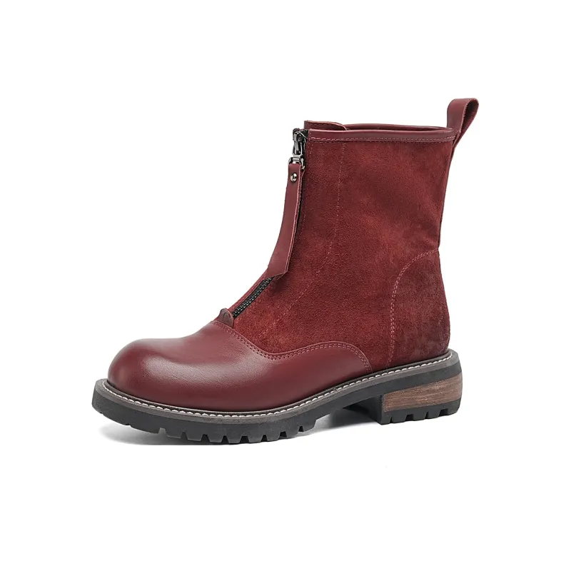 C°BANNER Crew Chelsea Boots Women's Red-1