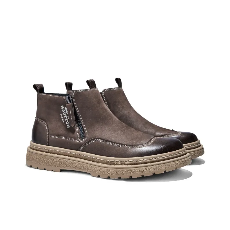 Hautton Jeans Short Chelsea Boots Men's-19