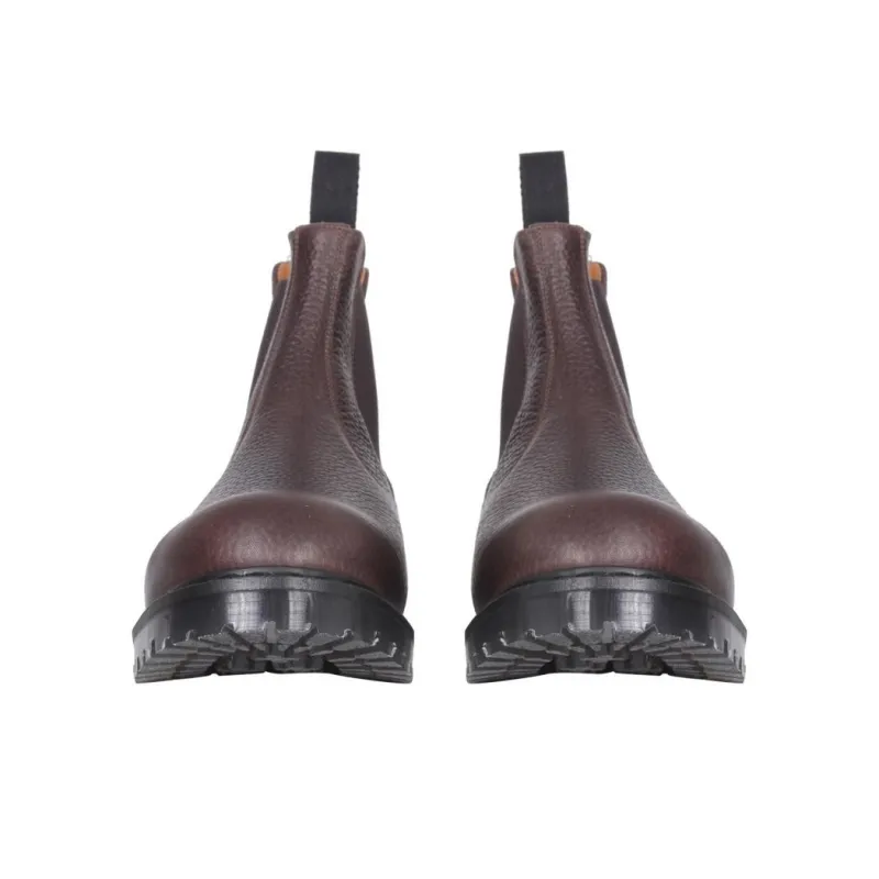 SOLOVAIR x YMC Chelsea Boots 3cm Men's Brown-2