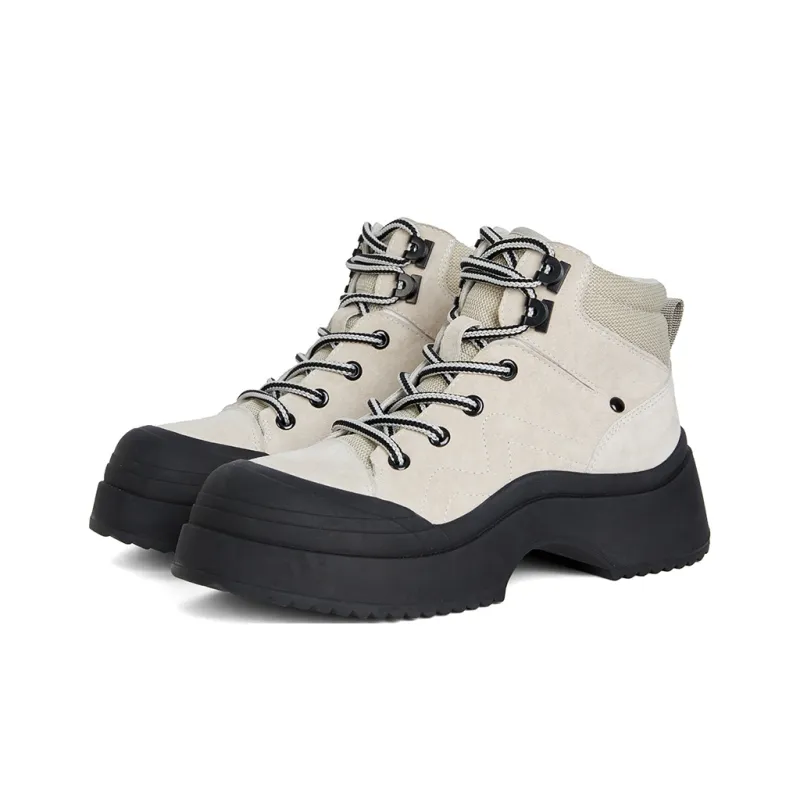PT'SON Wasteland Style Versatile Fashion Trend Short Martin Boot Women's-4
