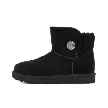 UGG Mini Bailey Snaps 'Black' Women's