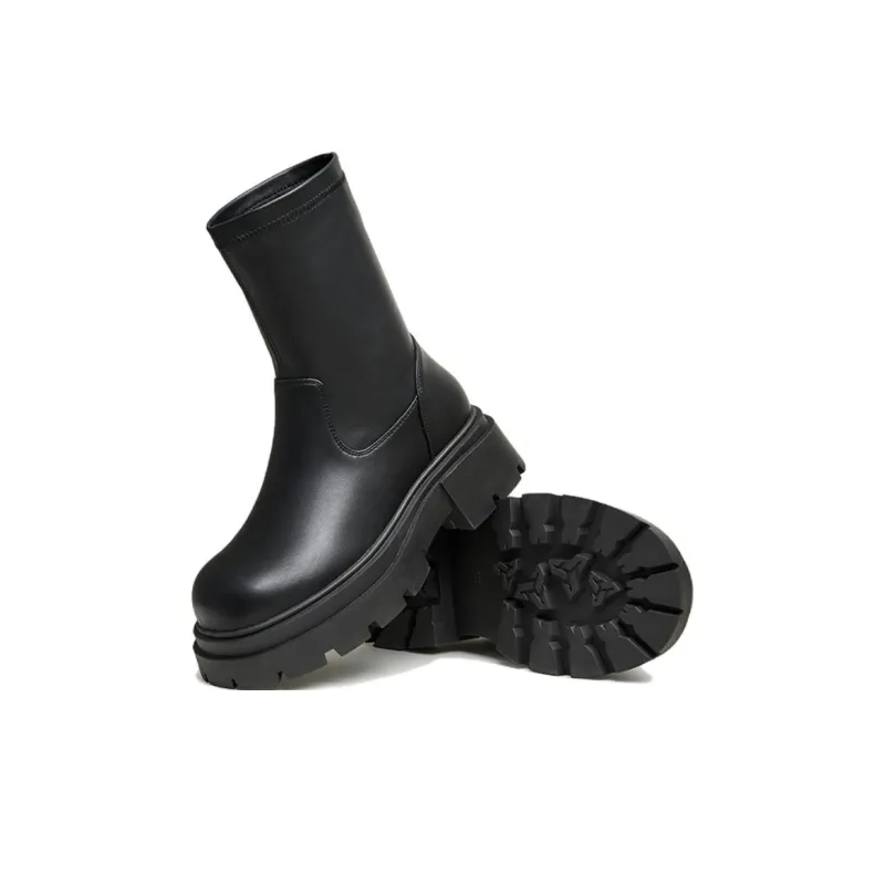 TATA Ankle Boots Women's Black/Brown-5