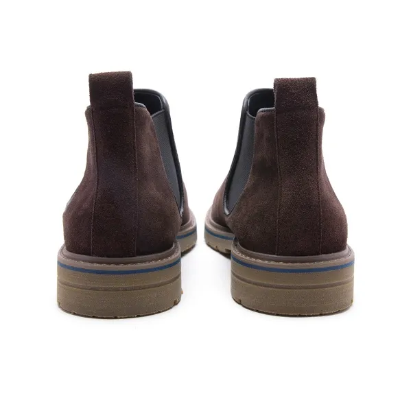 Anthony Miles Short Chelsea Boots Men's Umber-3