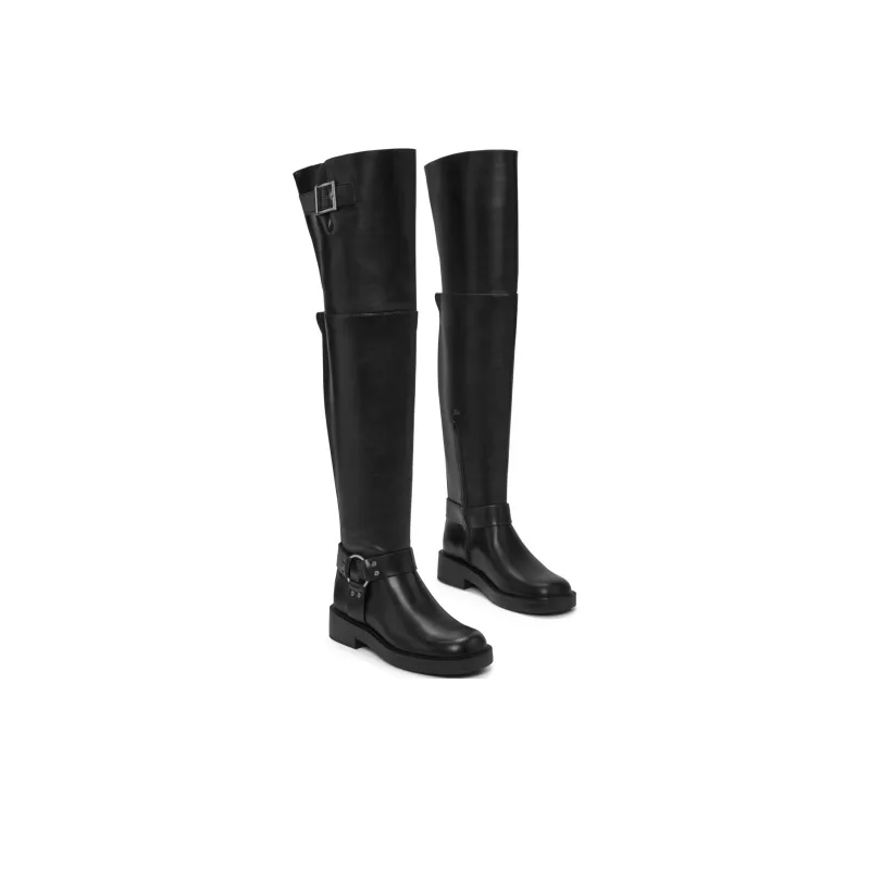 CHARLES&KEITH Over-the-knee Boots 4cm Women's-2
