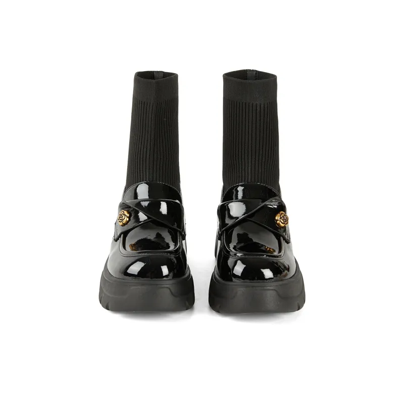 PT'SON Ankle Boots Women's Slim Boots-4