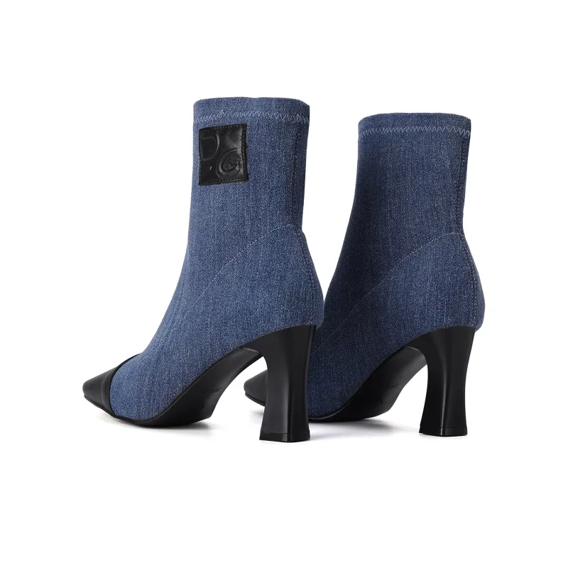 PIERCE GENTRY Ankle Boots 7.8cm Women's-8