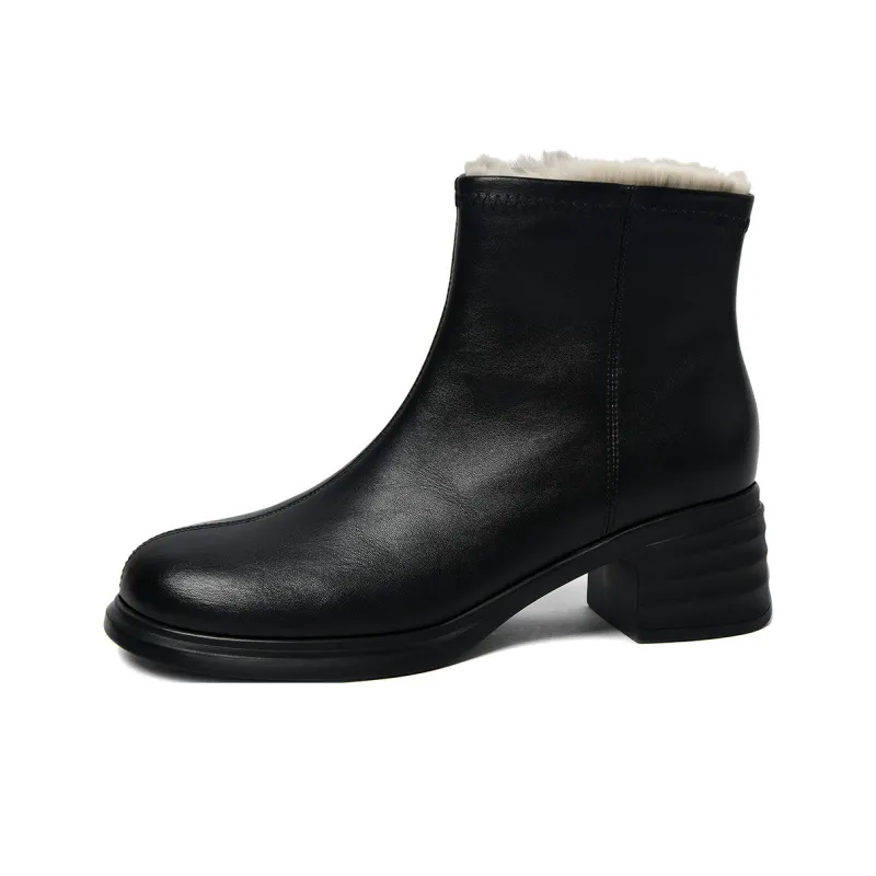 CAMEIDO Ankle Boots 5.5cm Women's Black-0