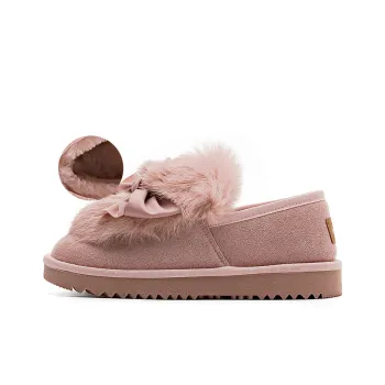 Warrior Warm Wear Resistant Slip Resistant Short Snow Boots Women's Pink