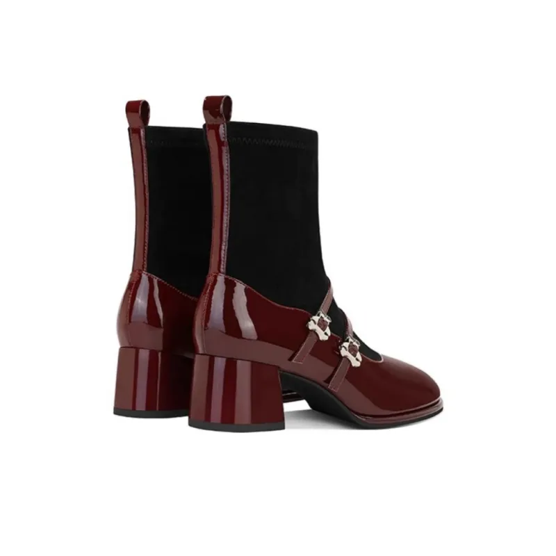 JESSICA SOPHIA Ankle Boots 4.5cm Women's-6