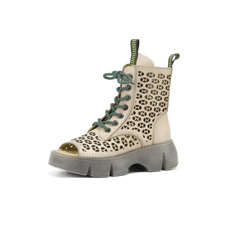 PIERCE GENTRY Ankle Boots 5.5cm Women's-7