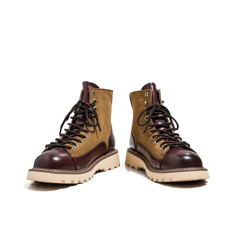 WEISHIBANGWEI Warm Crew Outdoor Boots Men's-3