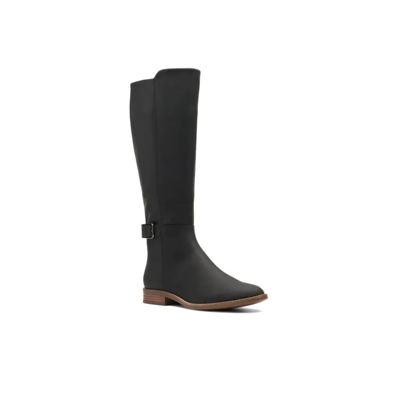 Clarks Camzin Branch Knee-high Boots Women's Black-3