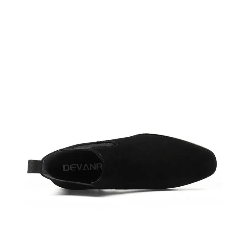 Devanro Short Chelsea Boots 3.0cm Men's-3