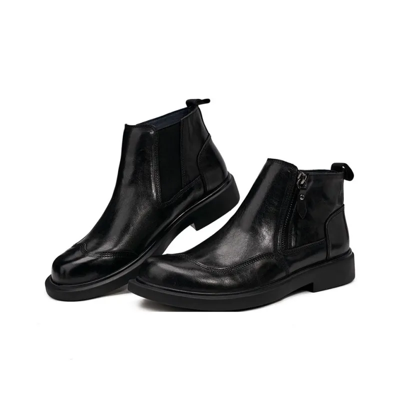 Voguhomme Ankle Boots 3.3cm Men's-3
