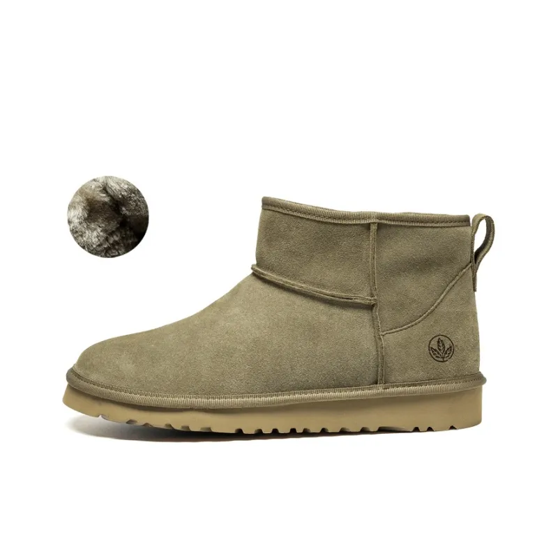 LEAVELAND Warm Crew Snow Boots Unisex-6