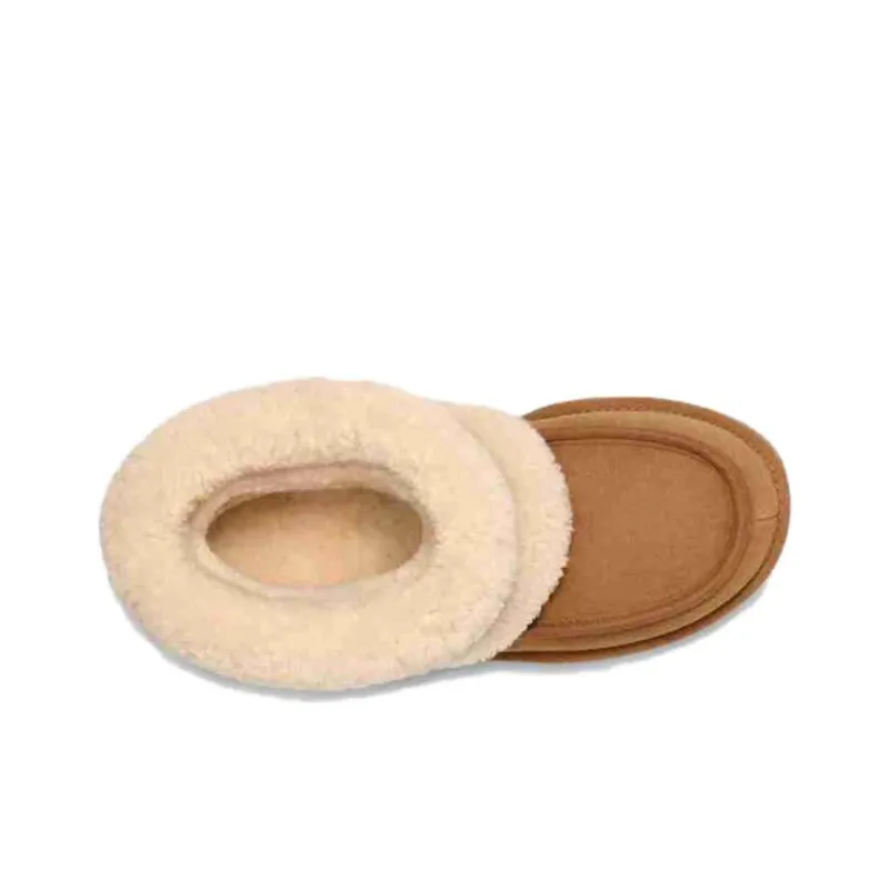UGG Classic Ultra Mini Fluff 'Chestnut' Women's-4