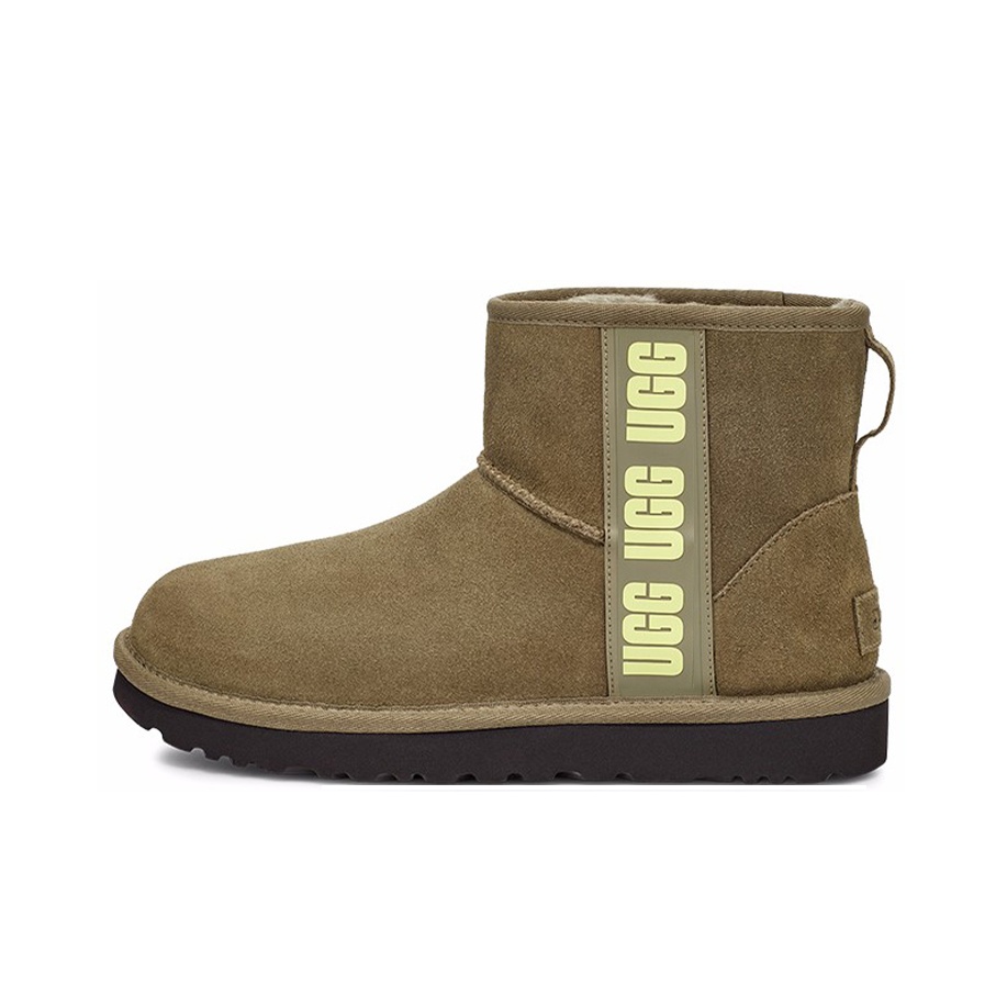 UGG Mini Side Logo Olive Green Women s