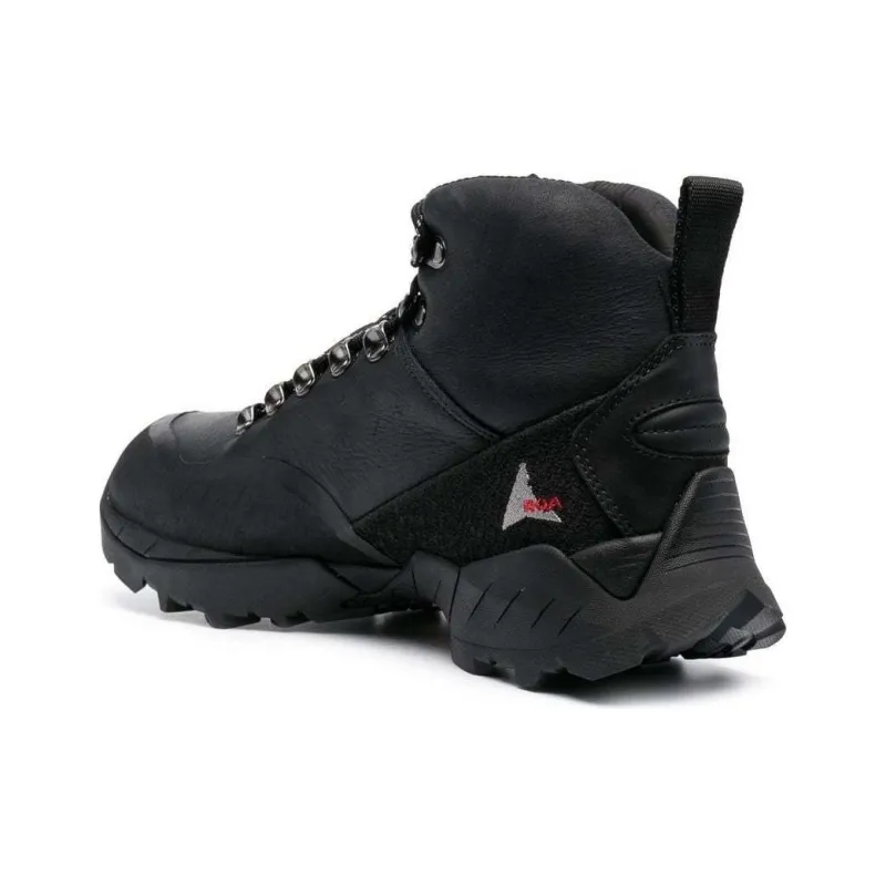ROA Lace up Leather Boots-4