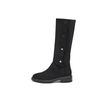 AGSDON Knee high Boots 3.5cm Women's