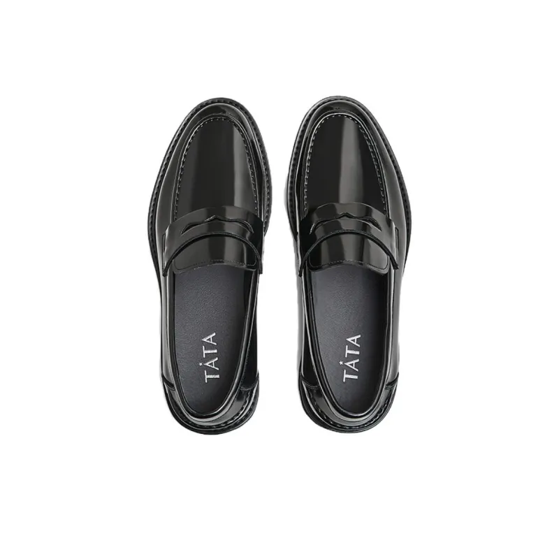 TATA Loafers Men Solid Color-2