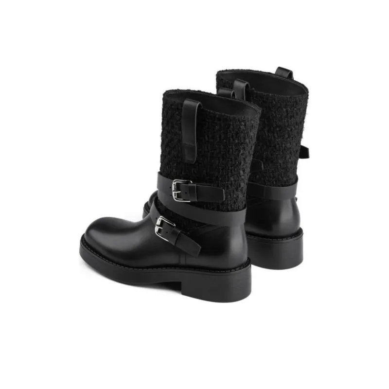 73Hours Chance Island Ankle Boots 4.5cm Women's Black-3