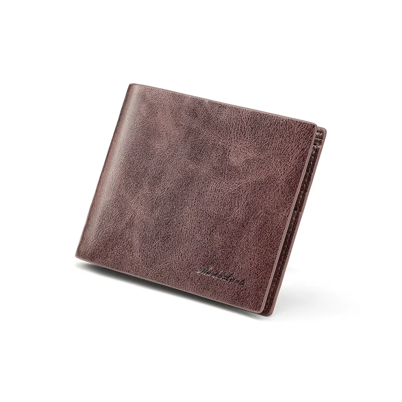 MashaLanti Synthetic Leather Coin Purses Wallets Men's Smoke Gray-9