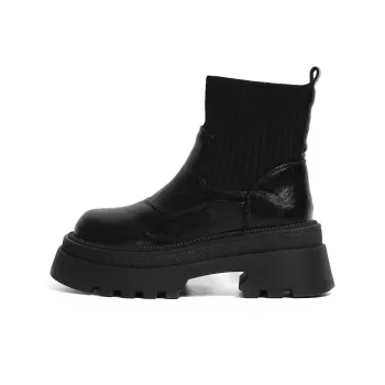 NUNZ Ankle Boots Women's Black/Coffee Brown