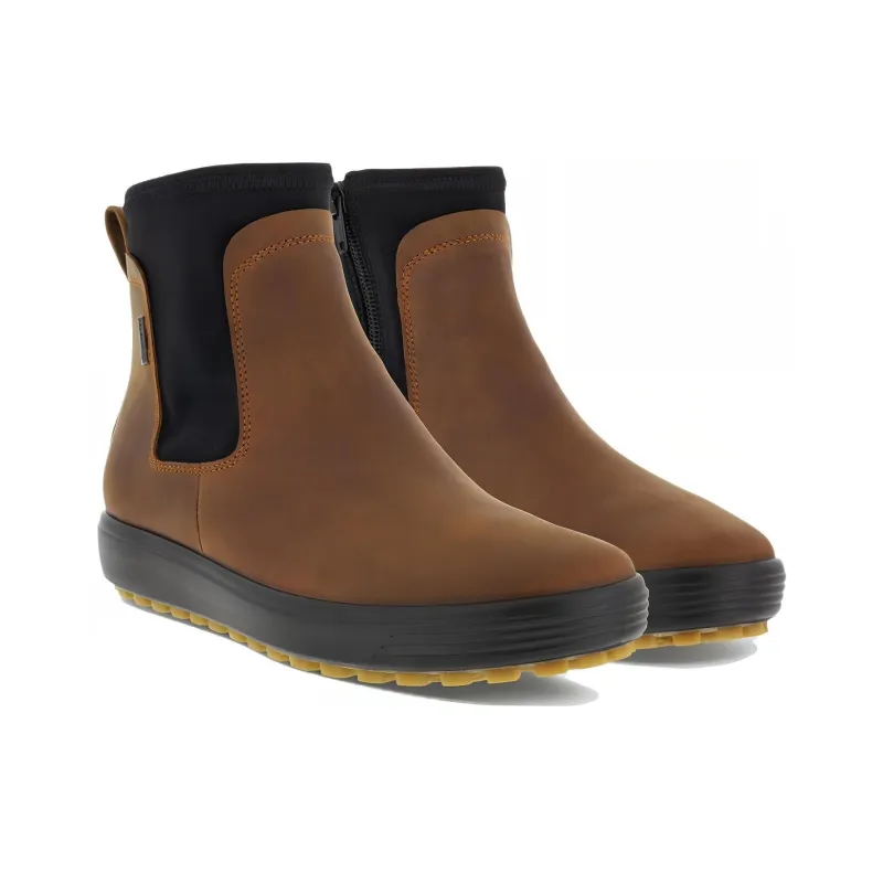 Ecco Short Chelsea Boots Women's Brown-2