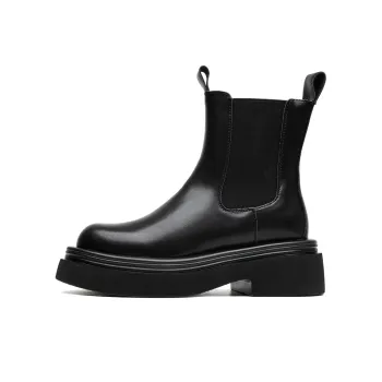 Romon Crew Chelsea Boots Men's Black