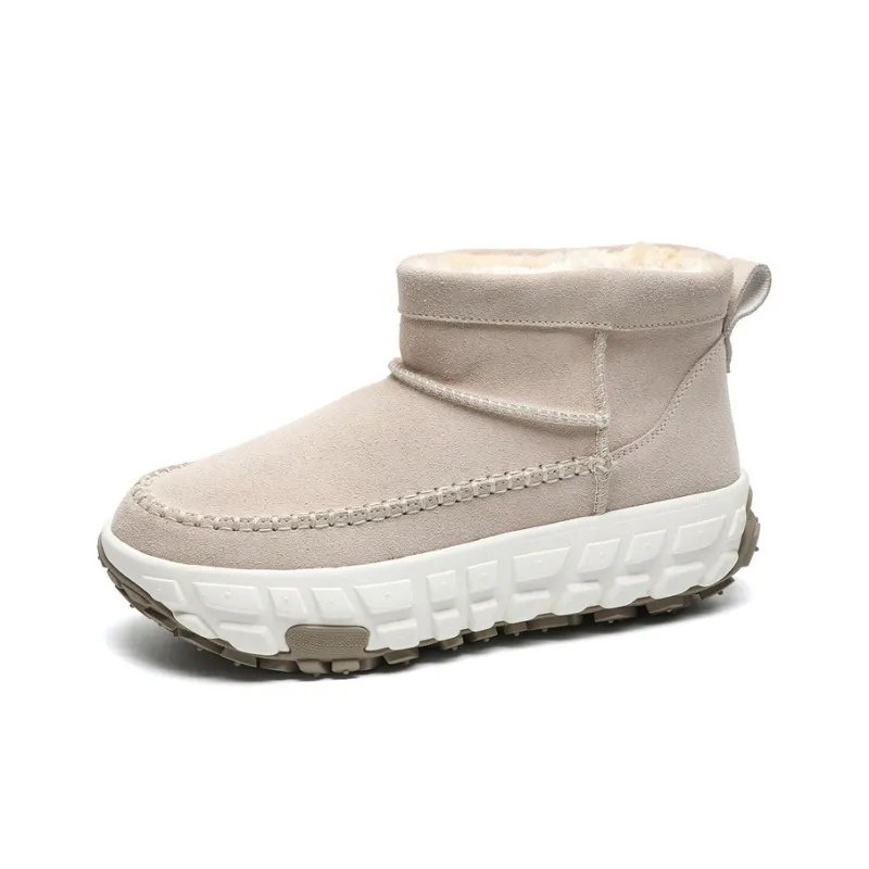 WEISHIBANGWEI Warm Slip Resistant Short Snow Boots Unisex-14