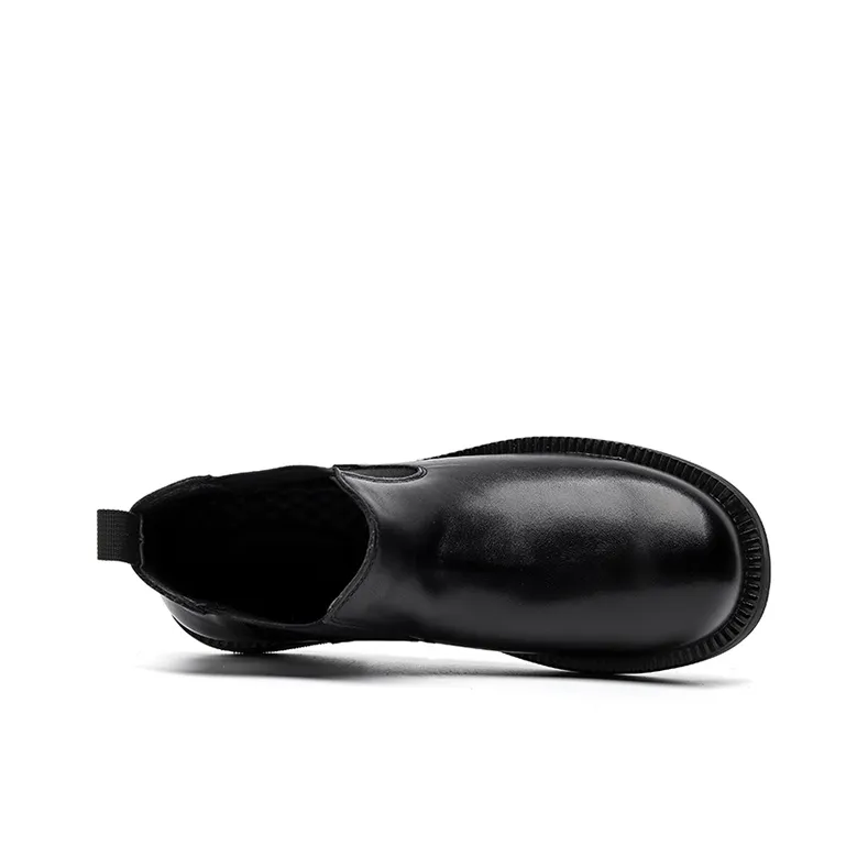 GZZ Crew Chelsea Boots Men's Black-5
