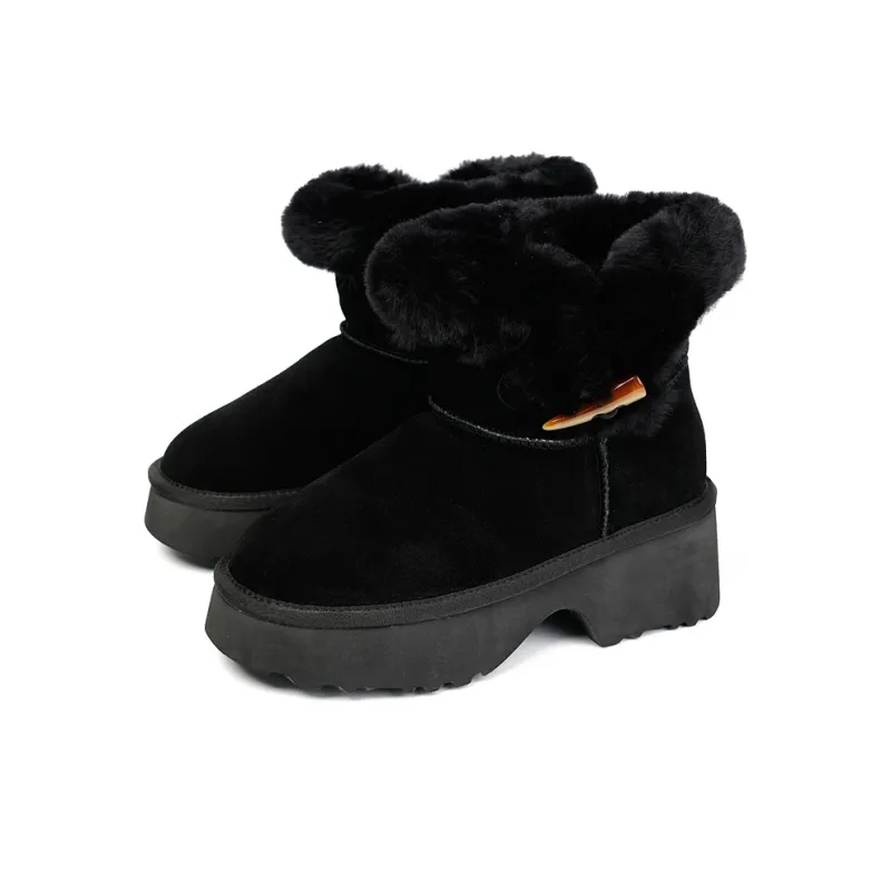 ABIDJAN Warm Winter Series Height Increasing Crew Snow Boots Women's-7