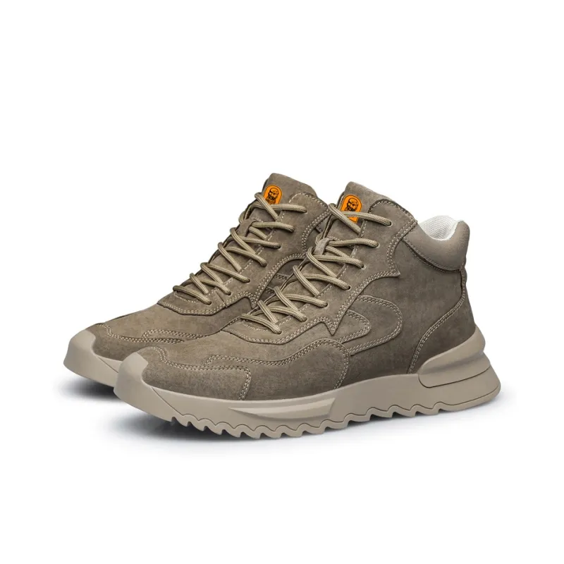 LAORENTOU Ankle Boots Men Khaki-1