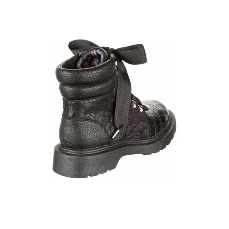 IRREGULAR CHOICE Hiking Hottie Ankle Boots Women's Black-3