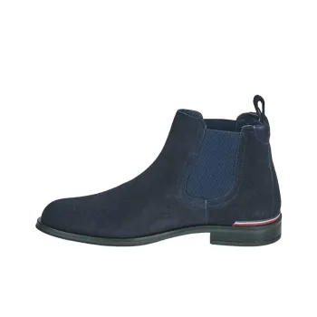 Tommy Hilfiger Short Chelsea Boots Men's Dark Blue