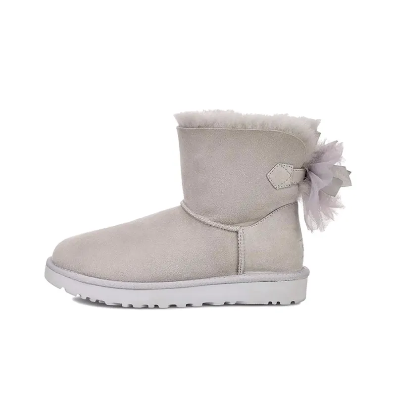 UGG Mini Bailey Tulle Bow 'Grey' Women's-0