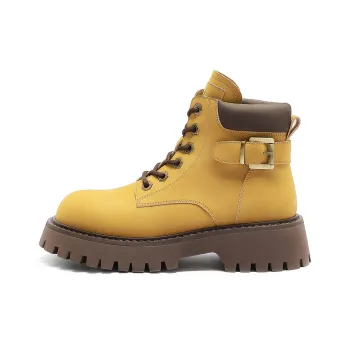 SMILEY Martin Boots Women's Yellow