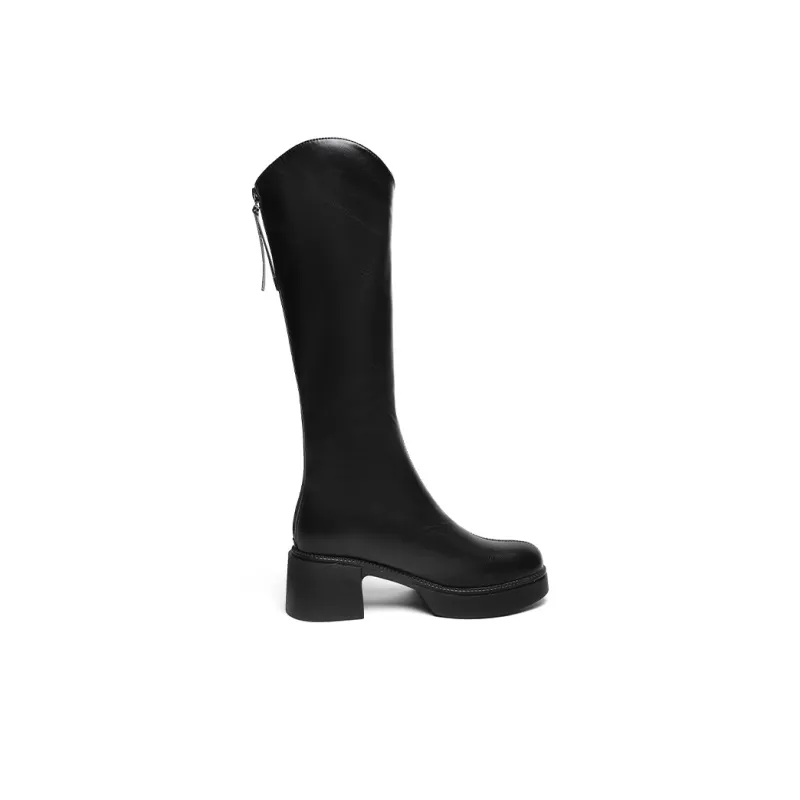 Mulinsen Knee-high Boots 6cm Women's-1