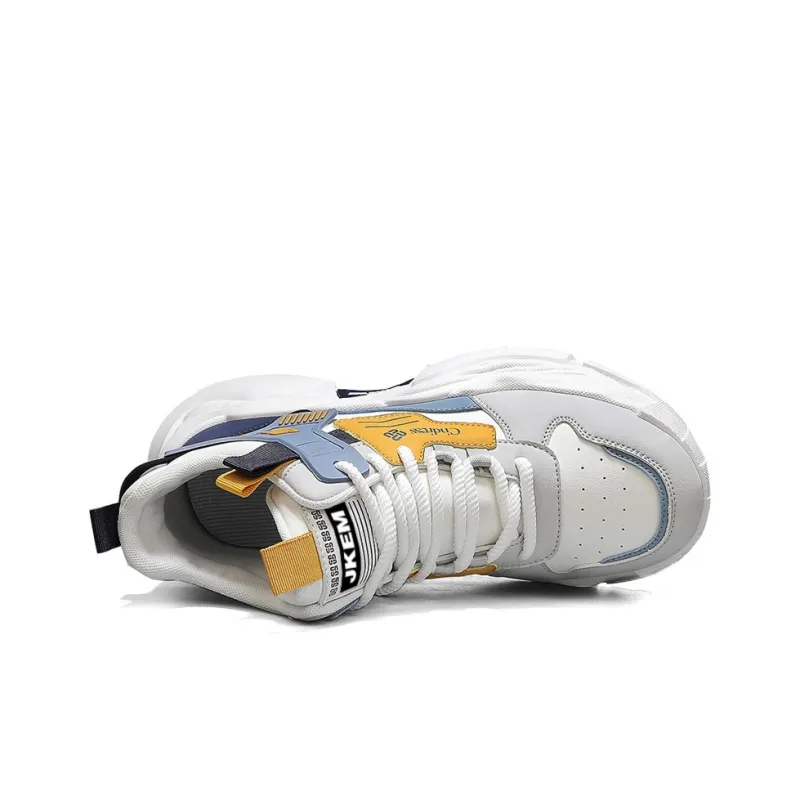 JKEM Anti-Slip And Wear-Resistant Warm High-Top Chunky Sneakers Men's-12