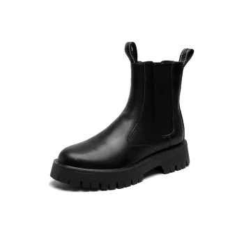 Romon Short Chelsea Boots Men's Black